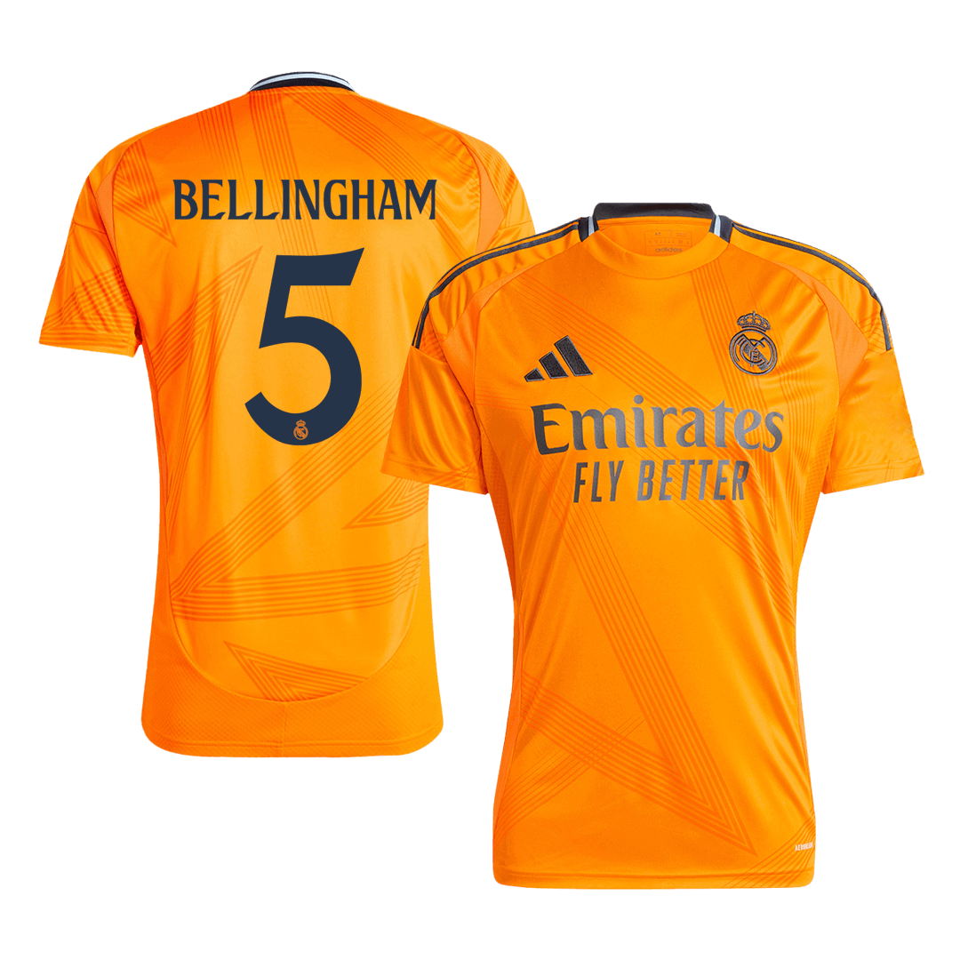 BELLINGHAM #5 Real Madrid Away Soccer Jersey - Soccerdeal