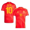 OLMO #10 Spain Home Soccer Jersey Euro 2024 - Soccerdeal