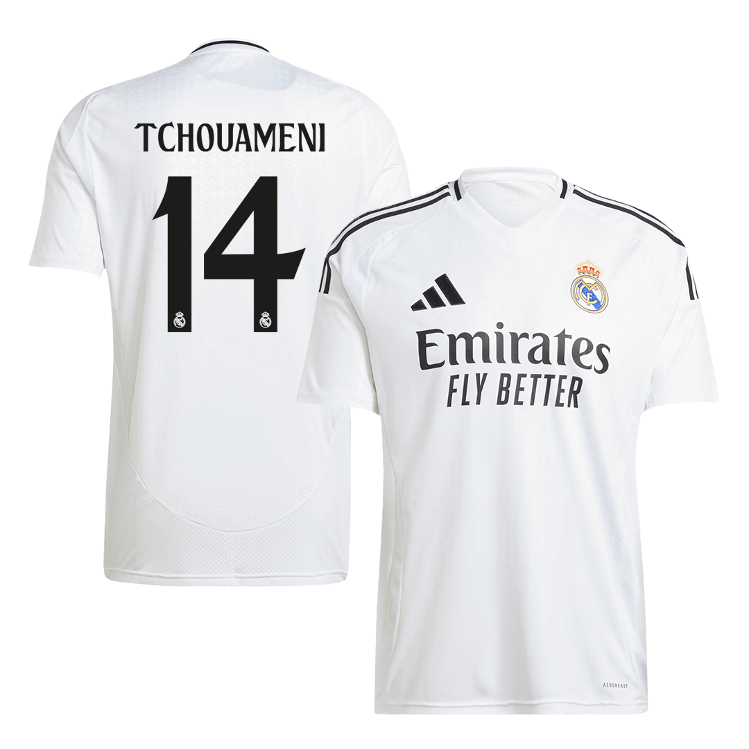 TCHOUAMENI #14 Real Madrid Home Soccer Jersey - Soccerdeal