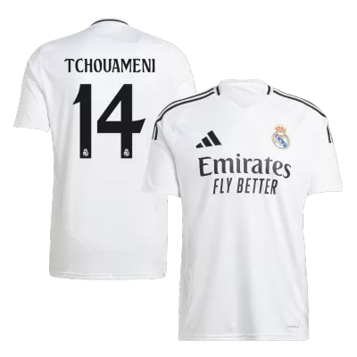 TCHOUAMENI #14 Real Madrid Home Soccer Jersey 2024/25 - Soccerdeal