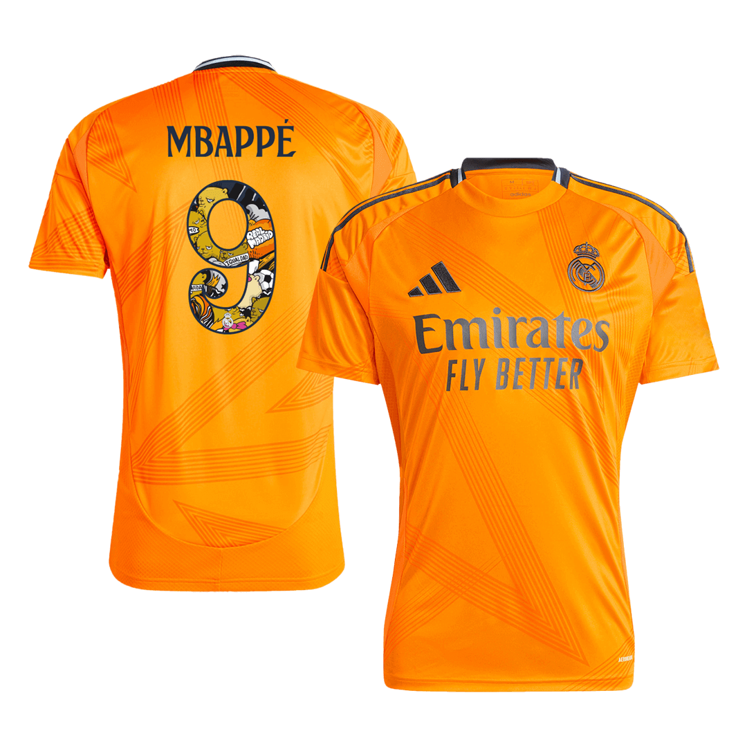 MBAPPÉ #9 Real Madrid Away Soccer Jersey - Soccerdeal