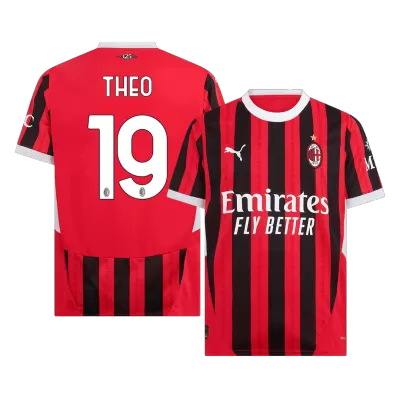 THEO #19 AC Milan Home Soccer Jersey 2024/25 - Soccerdeal