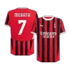 Authentic MORATA #7 AC Milan Home Soccer Jersey 2024/25 - Soccerdeal