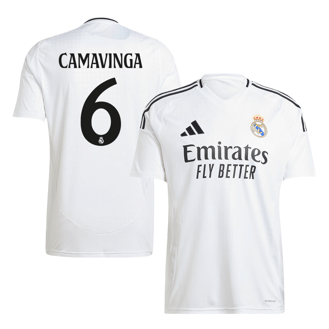 CAMAVINGA #6 Real Madrid Home Soccer Jersey - Soccerdeal
