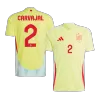 CARVAJAL #2 Spain Away Soccer Jersey Euro 2024 - Soccerdeal