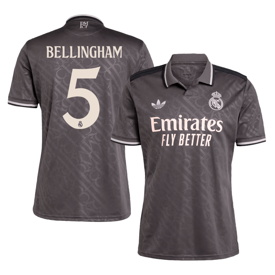BELLINGHAM #5 Real Madrid Third Away Soccer Jersey - Soccerdeal