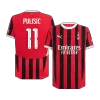 Authentic PULISIC #11 AC Milan Home Soccer Jersey 2024/25 - UCL - Soccerdeal