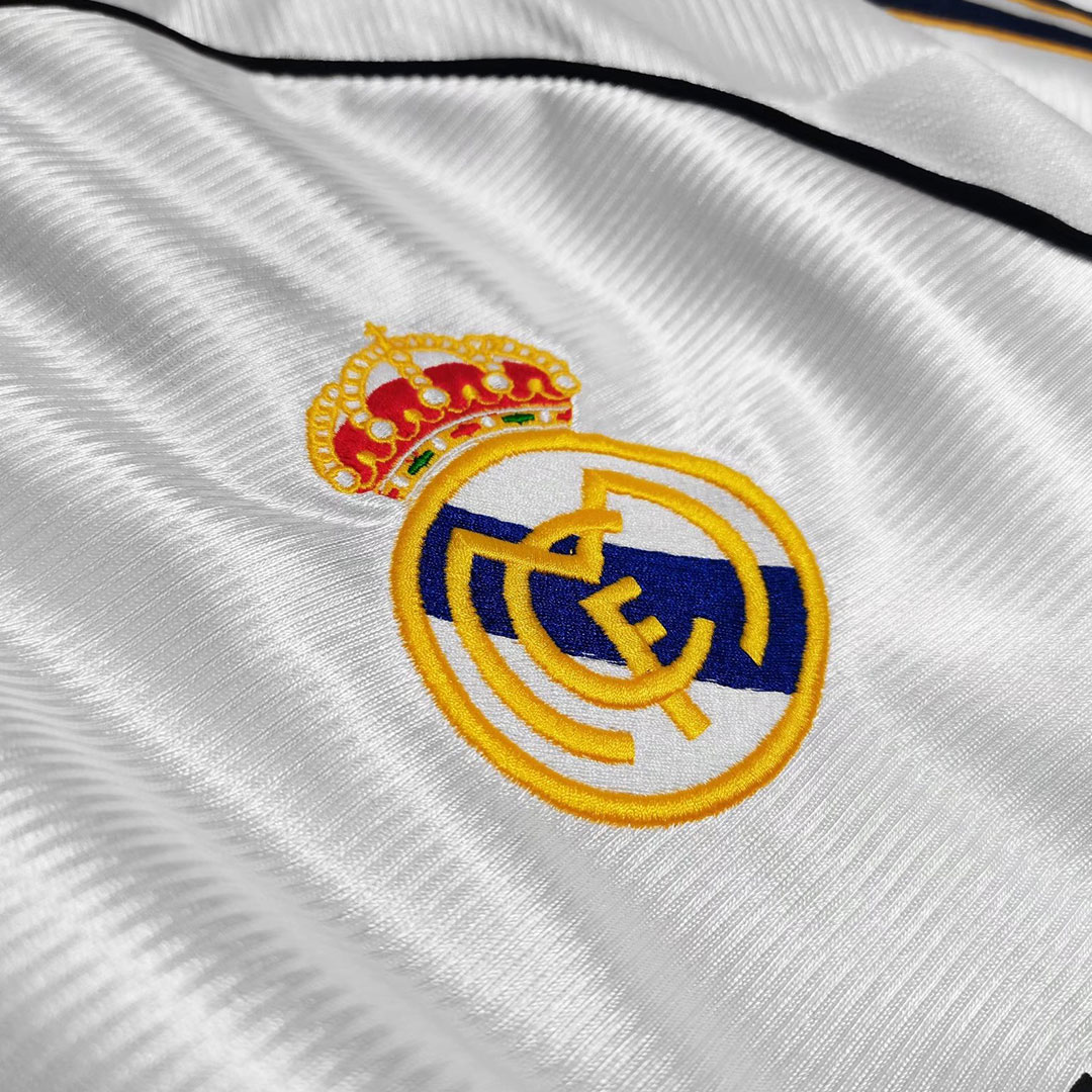 Retro RAUL #7 1999/00 Real Madrid Home Soccer Jersey - Soccerdeal