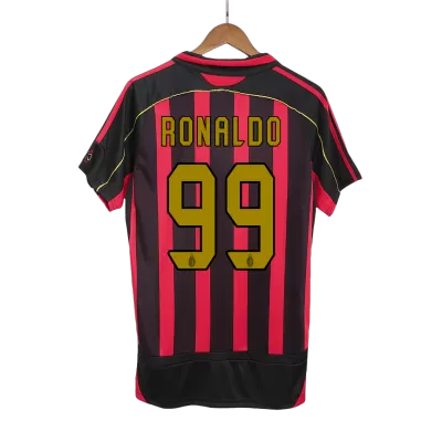 Retro RONALDO #99 2006/07 AC Milan Home Soccer Jersey - Soccerdeal