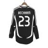 Retro BECKHAM #23 2006/07 Real Madrid Away Long Sleeve Soccer Jersey - Soccerdeal