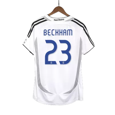 Retro BECKHAM #23 2006/07 Real Madrid Home Soccer Jersey - Soccerdeal