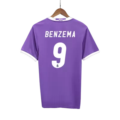 Retro BENZEMA #9 2016/17 Real Madrid Away Soccer Jersey - Soccerdeal