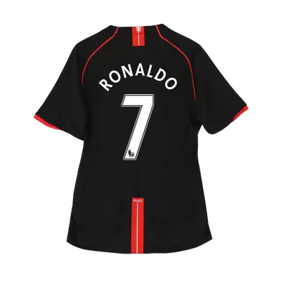 Retro RONALDO #7 2007/08 Manchester United Away Soccer Jersey - Soccerdeal