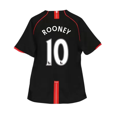 Retro ROONEY #10 2007/08 Manchester United Away Soccer Jersey - Soccerdeal