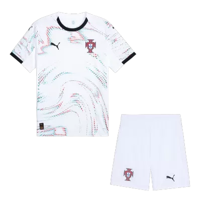 Portugal Away Soccer Jersey Kit(Jersey+Shorts) 2025 - Soccerdeal