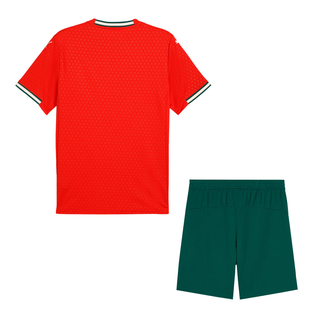 Portugal Home Soccer Jersey Kit(Jersey+Shorts) 2025 - Soccerdeal