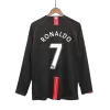 Retro RONALDO #7 2007/08 Manchester United Away Long Sleeve Soccer Jersey - Soccerdeal