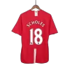 Retro SCHOLES #18 2007/08 Manchester United Home Soccer Jersey - Soccerdeal