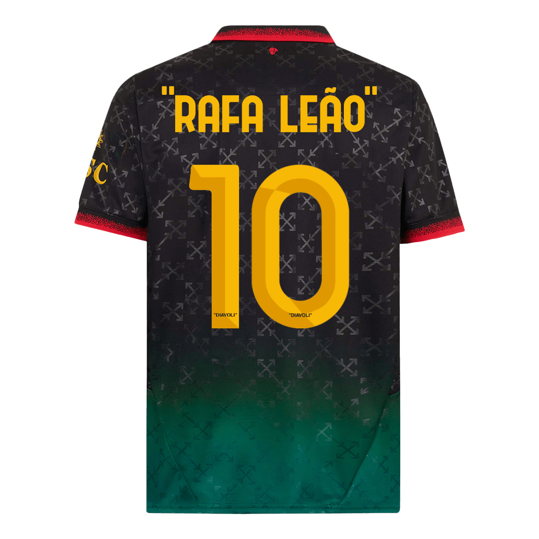 "RAFA LEÃO" #10 AC Milan Fourth Away Soccer Jersey - Soccerdeal
