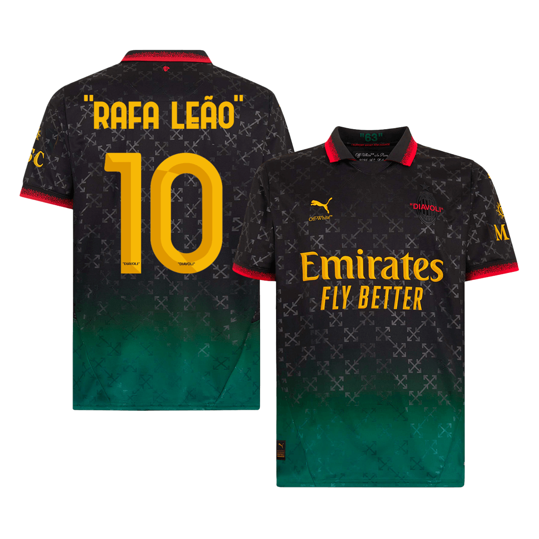 "RAFA LEÃO" #10 AC Milan Fourth Away Soccer Jersey - Soccerdeal