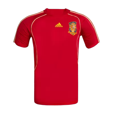 Retro 2008 Spain Home Soccer Jersey - Soccerdeal