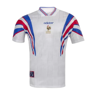 Retro 1996 France Away Soccer Jersey - Soccerdeal