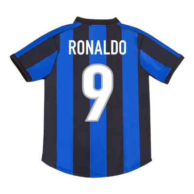 Retro RONALDO #9 1999/00 Inter Milan Home Soccer Jersey - Soccerdeal