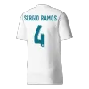 Retro SERGIO RAMOS #4 2017/18 Real Madrid Home Soccer Jersey - Soccerdeal