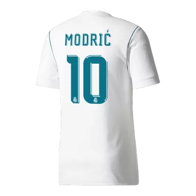 Retro MODRIĆ #10 2017/18 Real Madrid Home Soccer Jersey - Soccerdeal