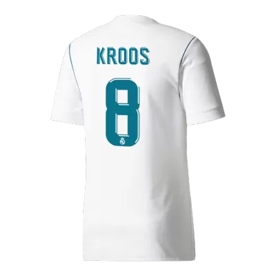 Retro KROOS #8 2017/18 Real Madrid Home Soccer Jersey - Soccerdeal