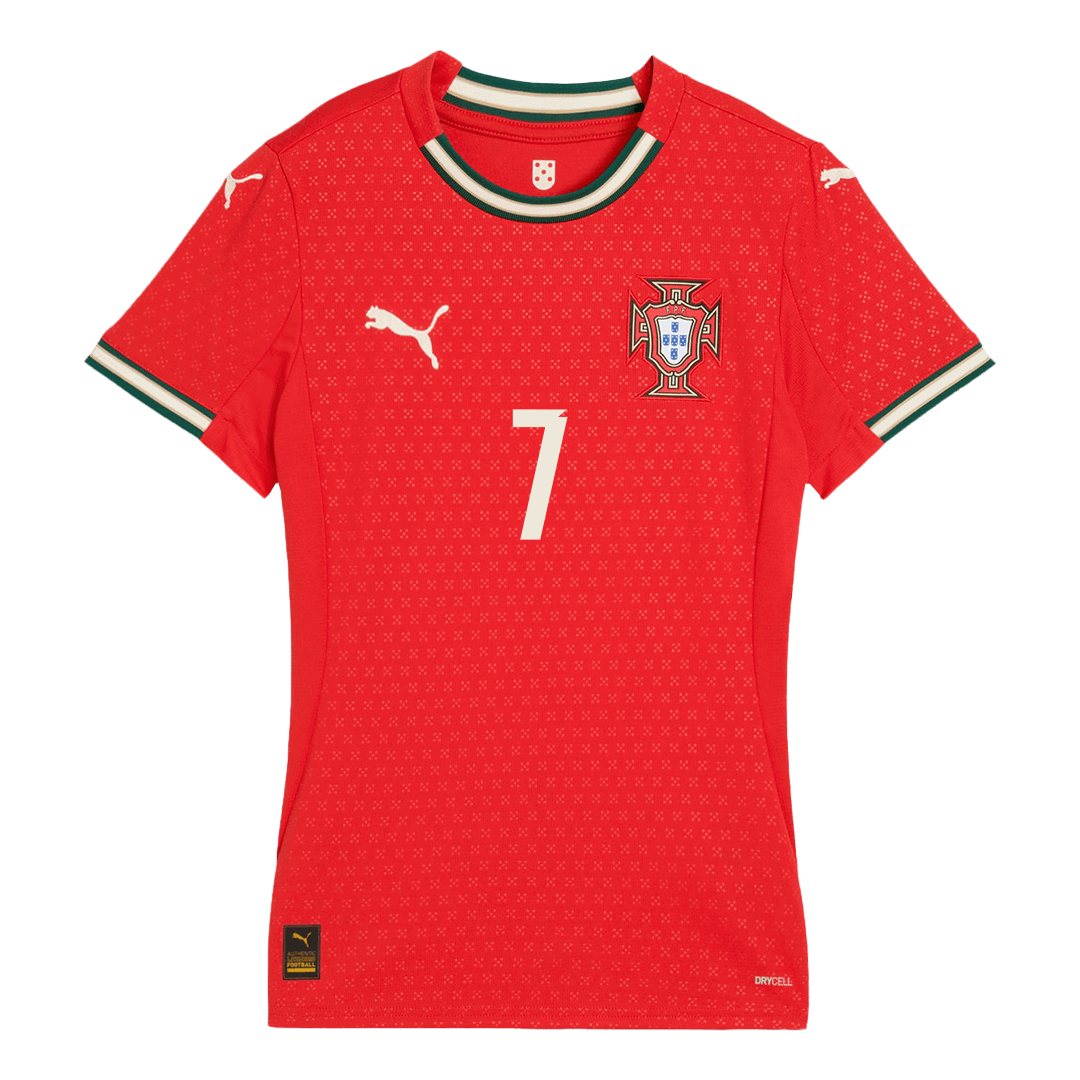 Women's RONALDO #7 Portugal Home Soccer Jersey 2025 - Soccerdeal