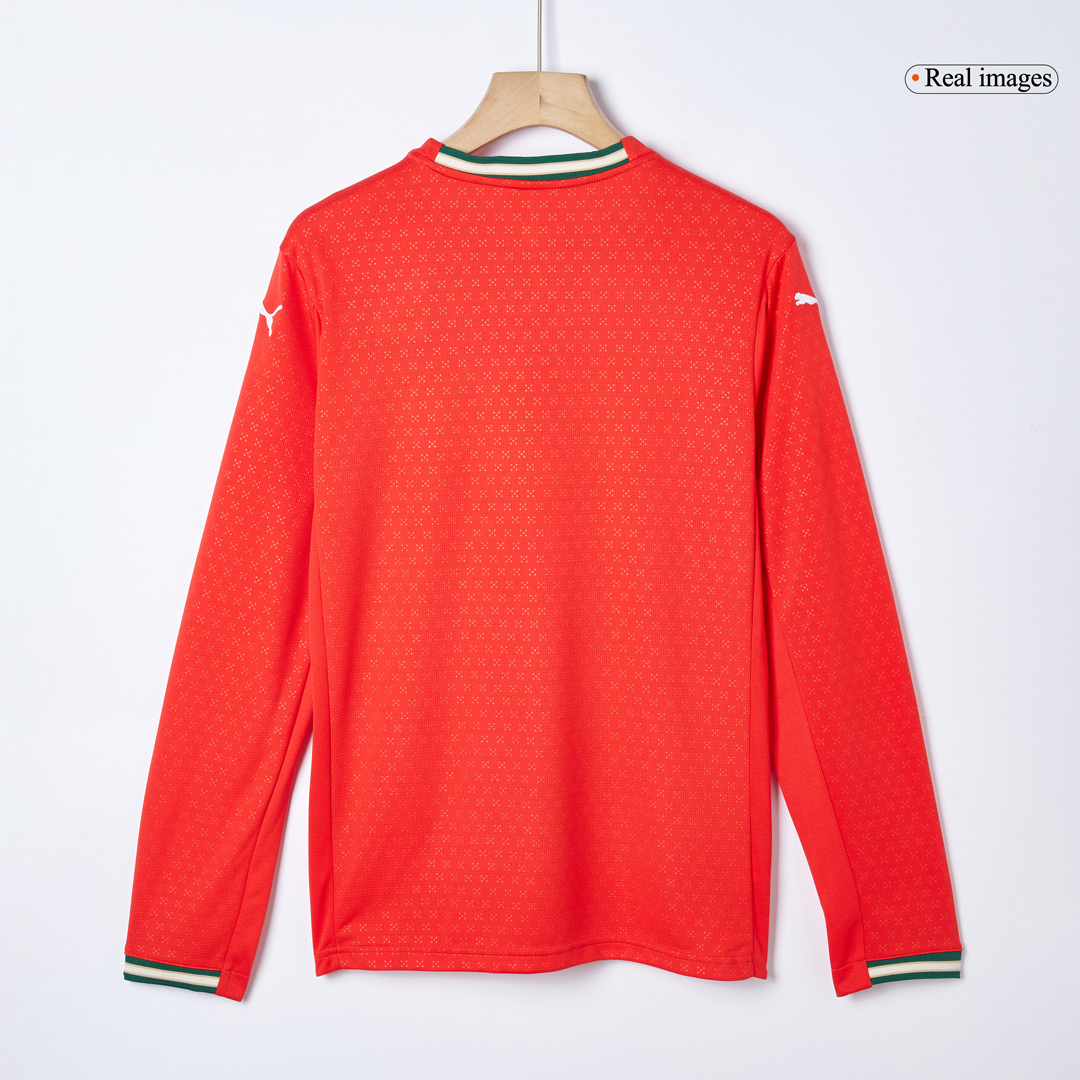 RONALDO #7 Portugal Home Long Sleeve Soccer Jersey 2025 - Soccerdeal