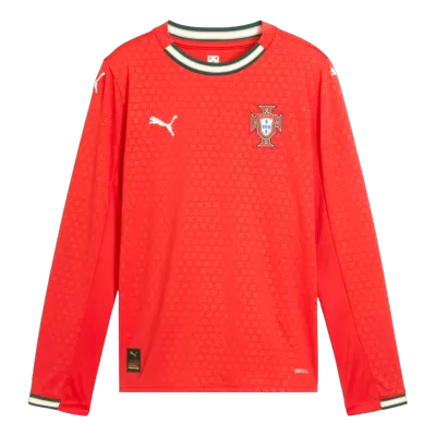 Portugal Home Long Sleeve Soccer Jersey 2025 - Soccerdeal