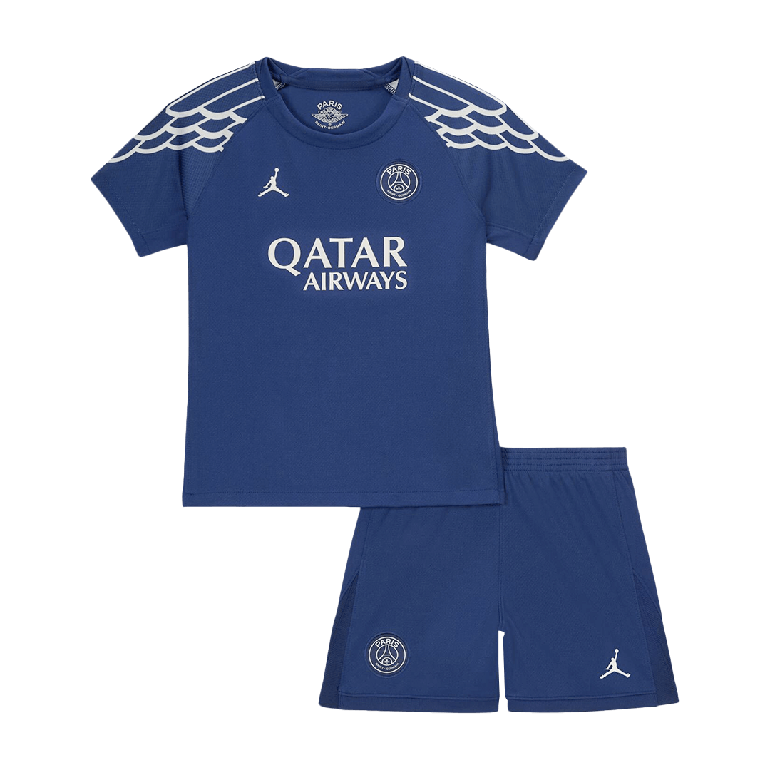 Kid's PSG Fourth Away Soccer Jersey Kit(Jersey+Shorts) - Soccerdeal