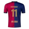 RAPHINHA #11 Barcelona Home Soccer Jersey 2024/25 - UCL - Soccerdeal