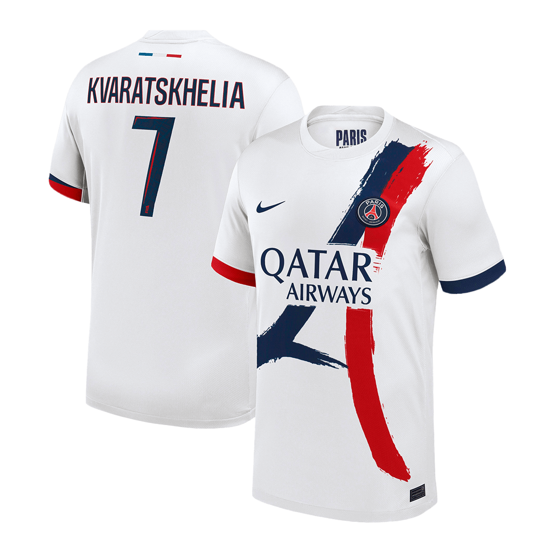 KVARATSKHELIA #7 PSG Away Soccer Jersey - Soccerdeal
