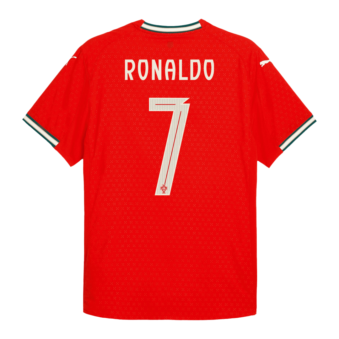 Authentic RONALDO #7 Portugal Home Soccer Jersey 2025 - Soccerdeal