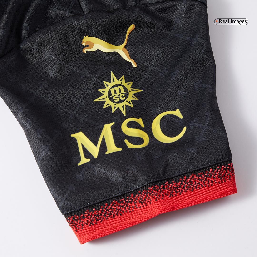 Kid's AC Milan Fourth Away Soccer Jersey Kit(Jersey+Shorts) - Soccerdeal