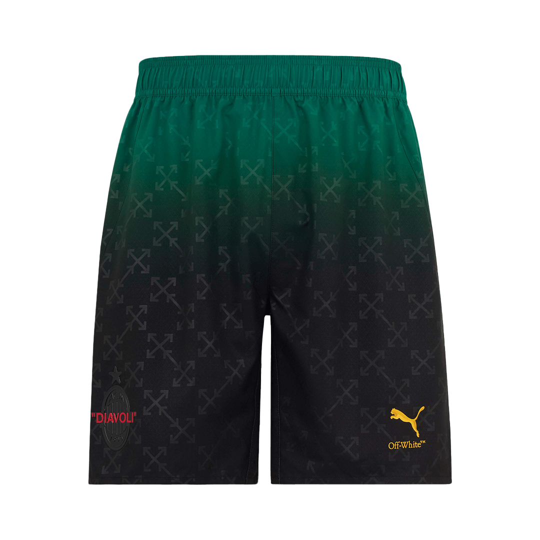 AC Milan Fourth Away Soccer Shorts - Soccerdeal