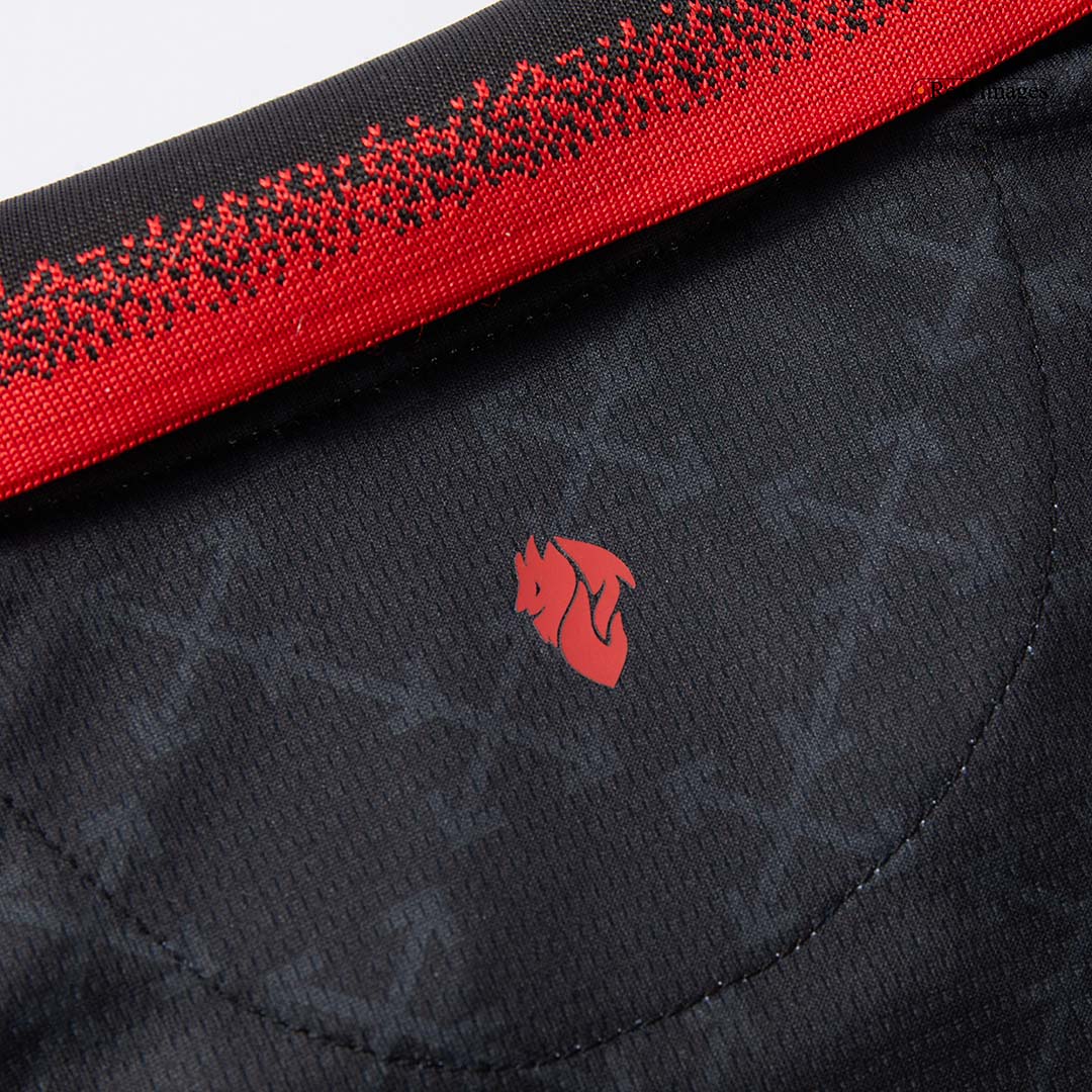 Kid's AC Milan Fourth Away Soccer Jersey Kit(Jersey+Shorts) - Soccerdeal