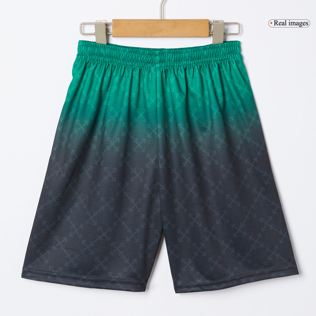 Kid's AC Milan Fourth Away Soccer Jersey Kit(Jersey+Shorts) - Soccerdeal