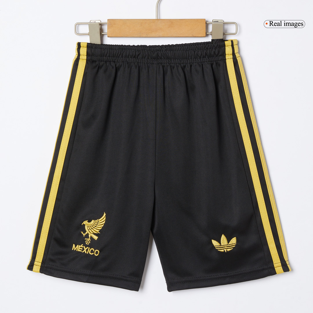 Kid's Mexico Third Away Soccer Jersey Kit(Jersey+Shorts) 2025 - Gold Cup - Soccerdeal