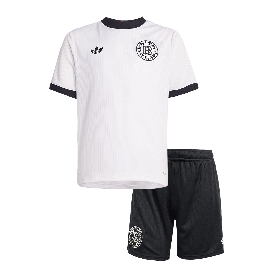 Kid's Germany Soccer Jersey Kit(Jersey+Shorts) 2025 - 125th Anniversary - Soccerdeal