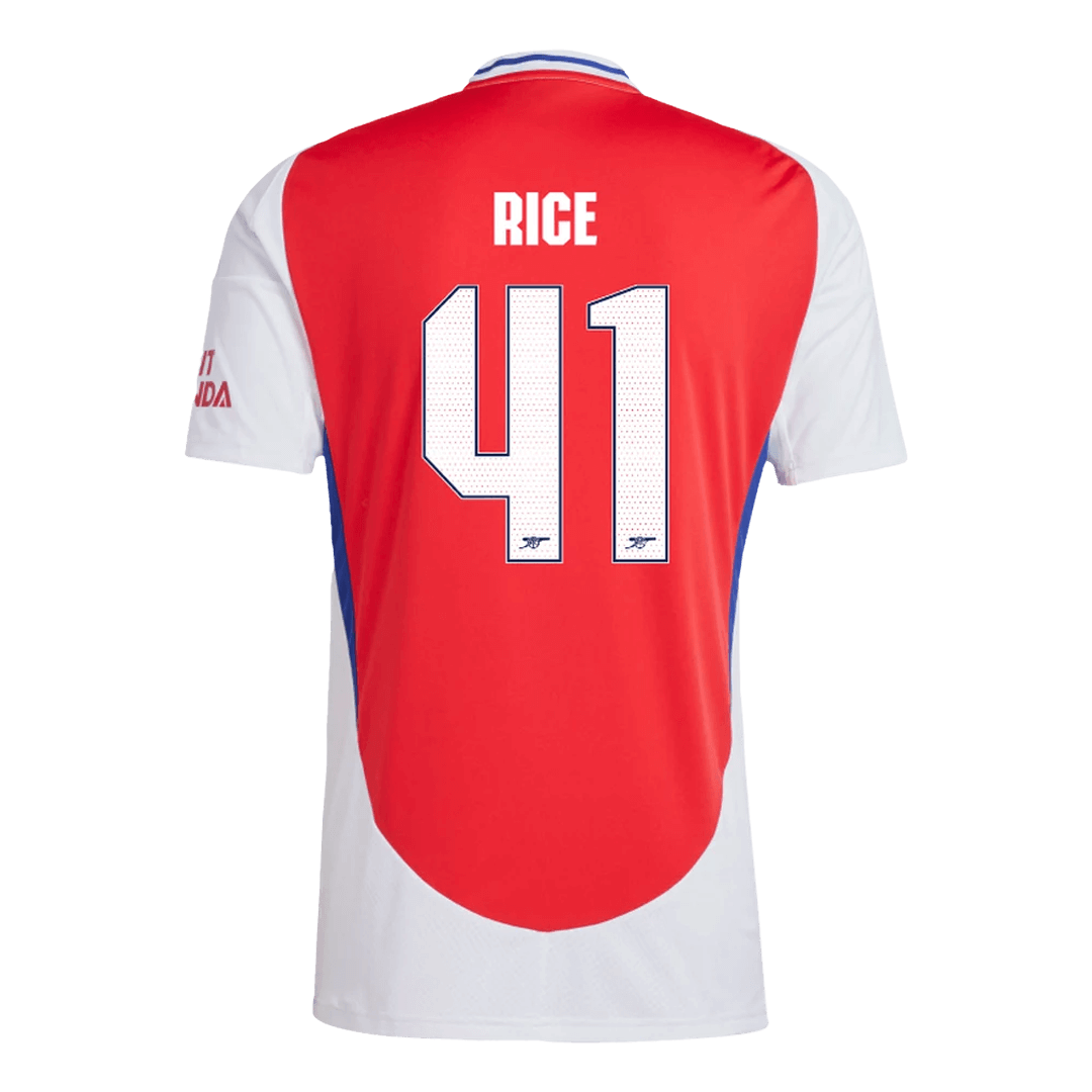 RICE #41 Arsenal Home Soccer Jersey -UCL - Soccerdeal