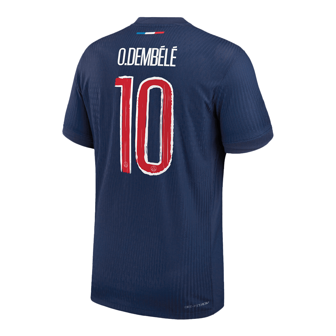 Authentic O.DEMBÉLÉ #10 PSG Home Soccer Jersey - UCL - Soccerdeal