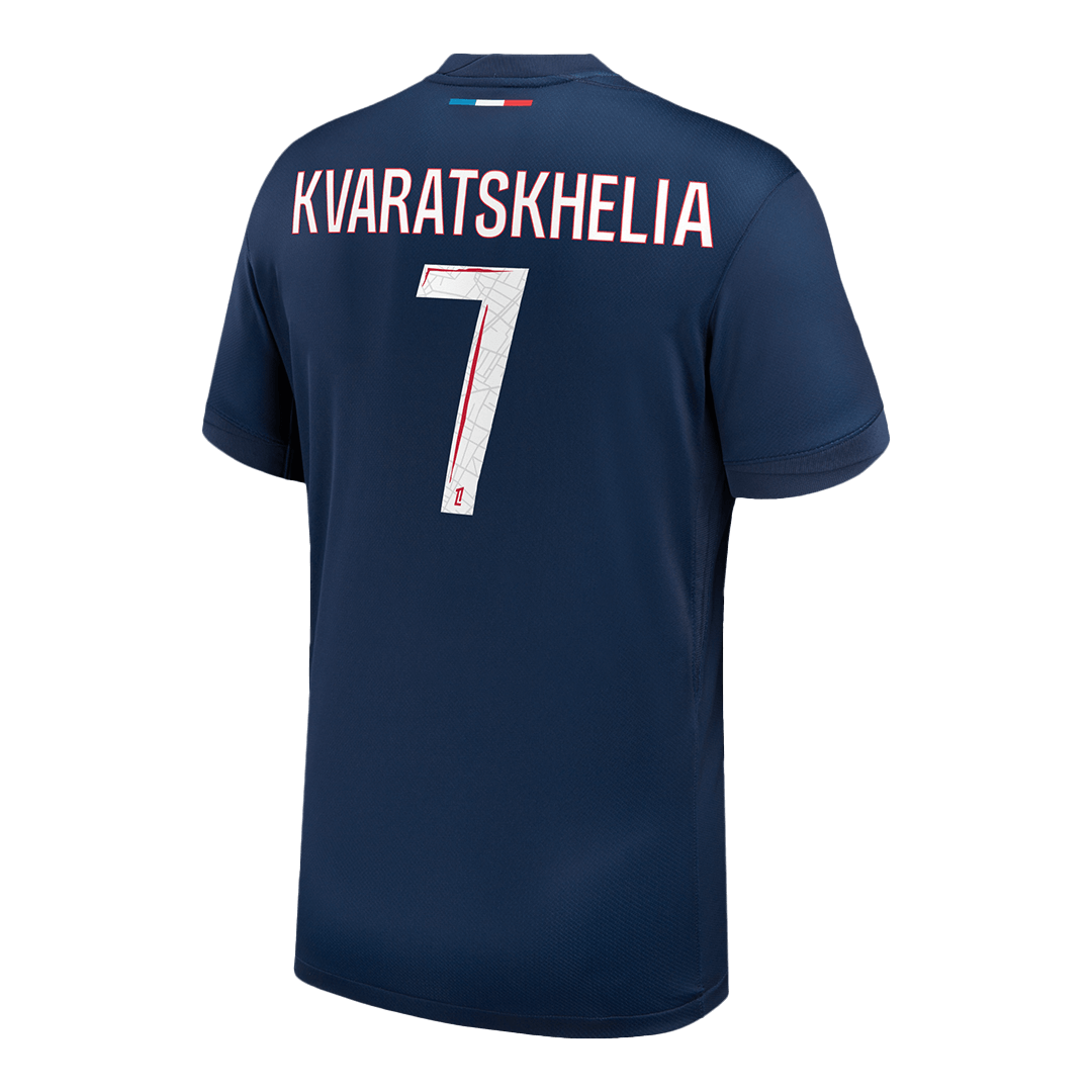 KVARATSKHELIA #7 PSG Home Soccer Jersey - Soccerdeal