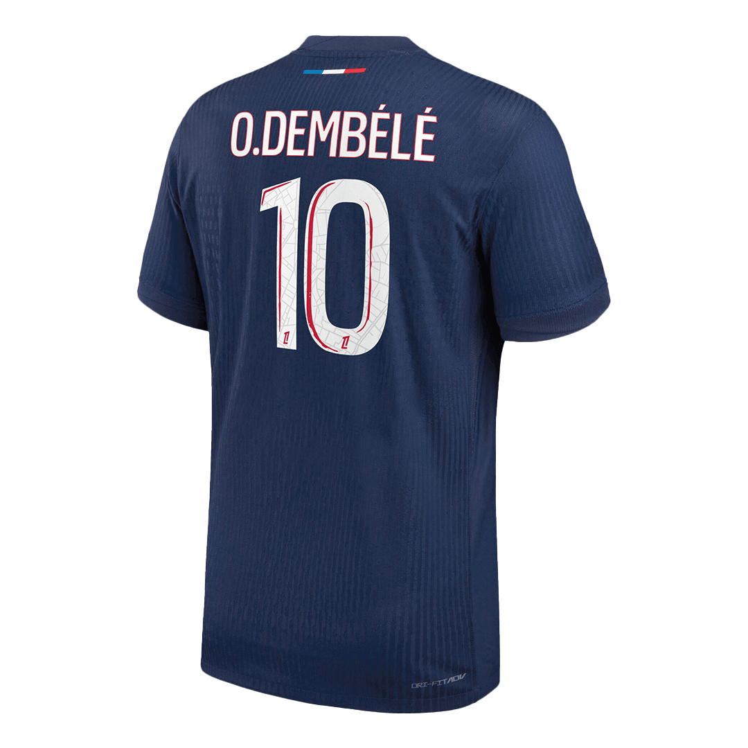 Authentic O.DEMBÉLÉ #10 PSG Home Soccer Jersey - Soccerdeal