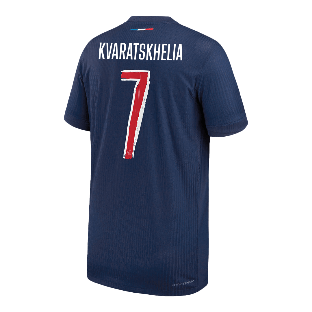 Authentic KVARATSKHELIA #7 PSG Home Soccer Jersey - UCL - Soccerdeal