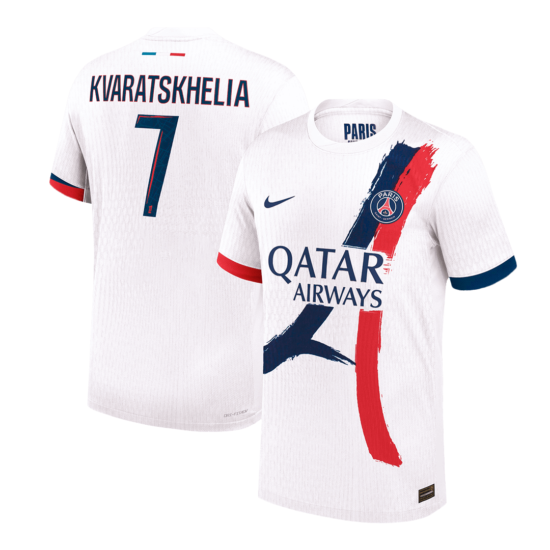 Authentic KVARATSKHELIA #7 PSG Away Soccer Jersey - Soccerdeal