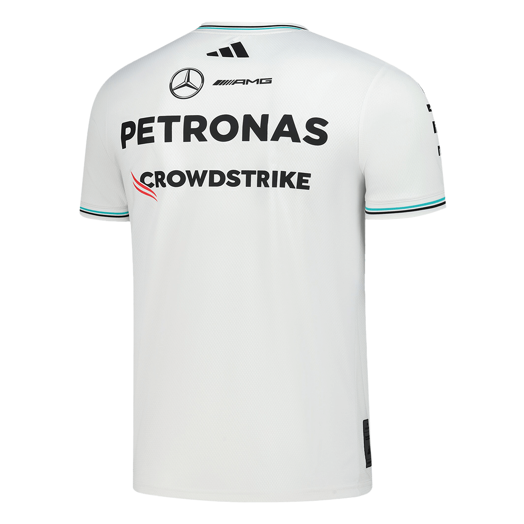 Mercedes AMG Petronas F1 Shirt 2025 White - Soccerdeal